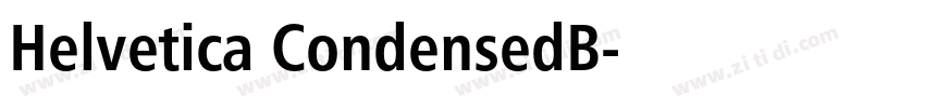 Helvetica CondensedB字体转换
